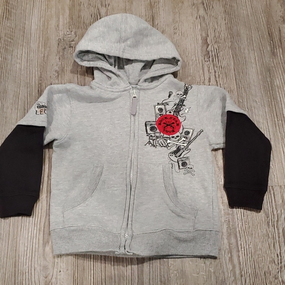 Rock Star Tour Hooded Sweatshirt Size 3T